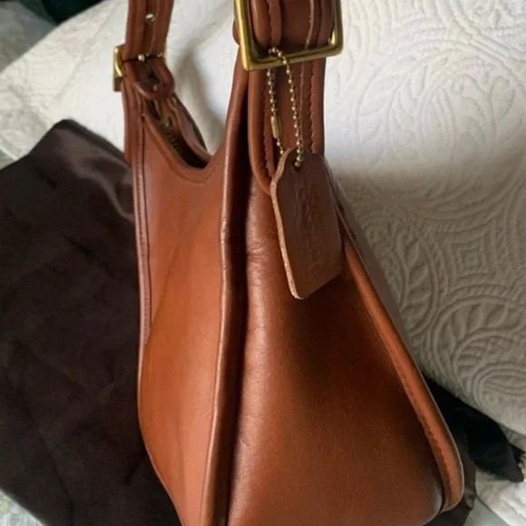 Vintage Coach Janice Legacy Bag 9950 - 1996; medium brown/tan; EUC; collectible - Picture 6 of 12